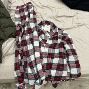 Abercrombie flannel PJ set